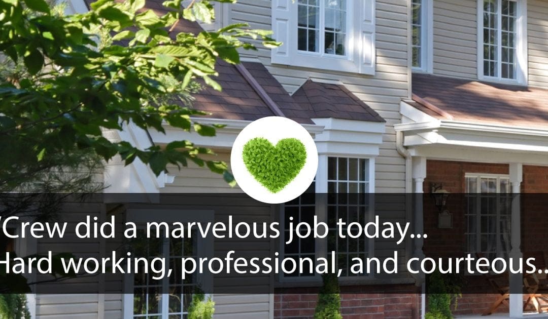 Crew did a marvelous job today…