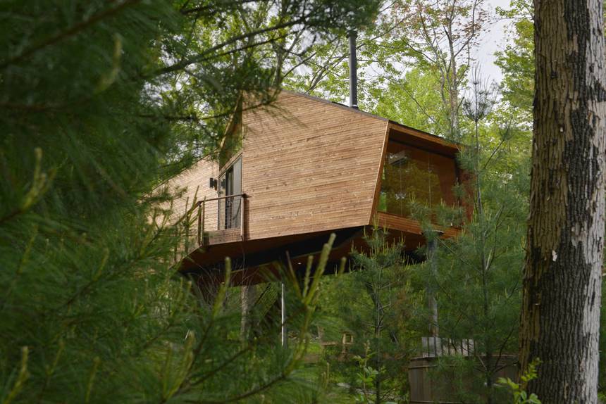 geometric treehouse