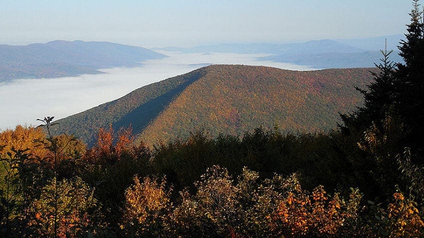 mount greylock in the fall