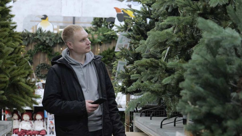 christmas tree shopping