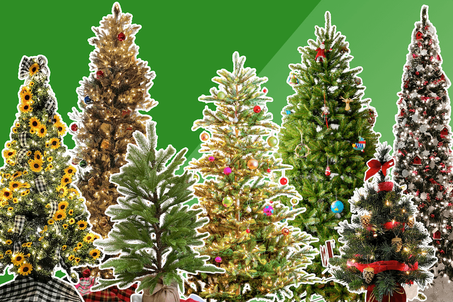 artificial Christmas trees