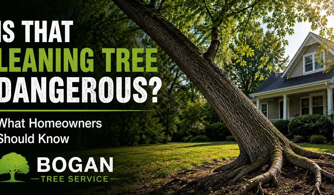 Is That Leaning Tree Dangerous? What Homeowners Should Know